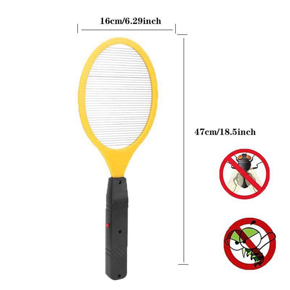 Electric Handheld  Insect Fly Swatter Racket Portable Mosquitos Killer Pest Control For Bedroom Outdoor Bug Zappers