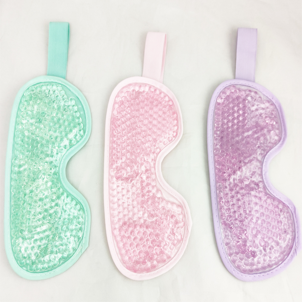 Gel Eye Mask Reusable Beads Beauty Face Eye Hot Cold Pack Mask Head Pain Compressed Soothing Sleeping Ice Goggles Sleeping Mask