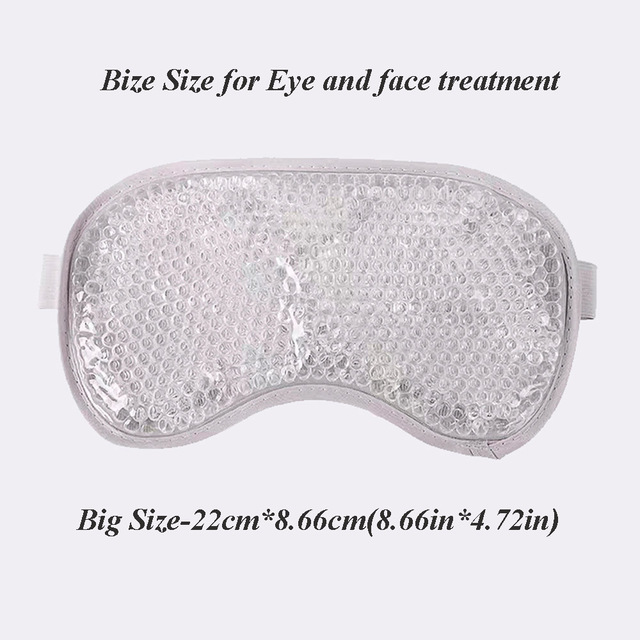 Gel Eye Mask Reusable Beads Beauty Face Eye Hot Cold Pack Mask Head Pain Compressed Soothing Sleeping Ice Goggles Sleeping Mask