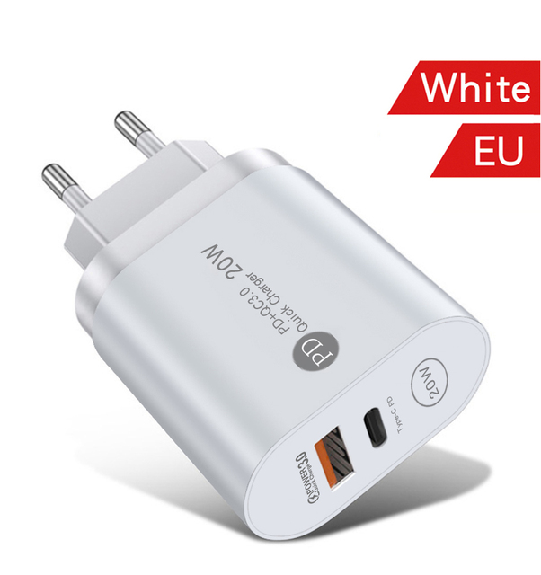 36W Quick Charge 3.0 3 USB Charger EU US UK Fast Wall Mobile Phone Charger