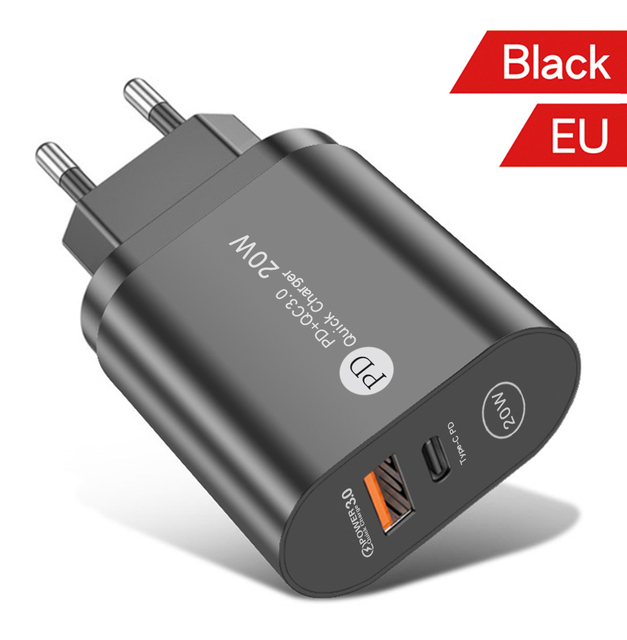 36W Quick Charge 3.0 3 USB Charger EU US UK Fast Wall Mobile Phone Charger