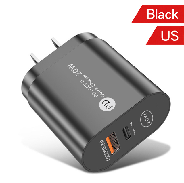 36W Quick Charge 3.0 3 USB Charger EU US UK Fast Wall Mobile Phone Charger