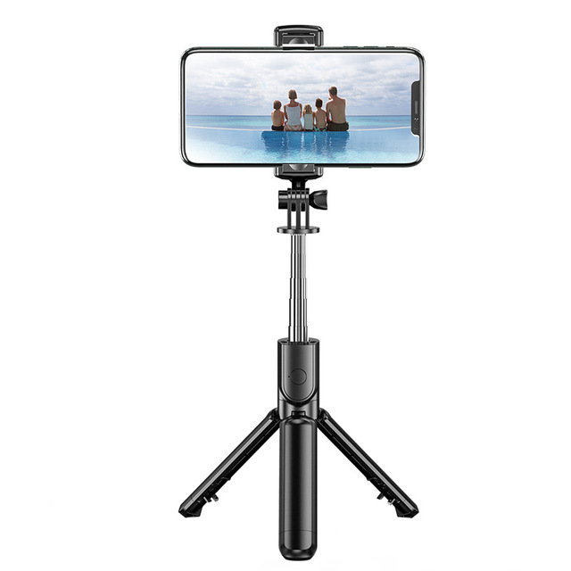 Bluetooth-Compatible Selfie Stick Mobile Phone Holder Handle Retractable Portable Multifunctional Tripod For Phone