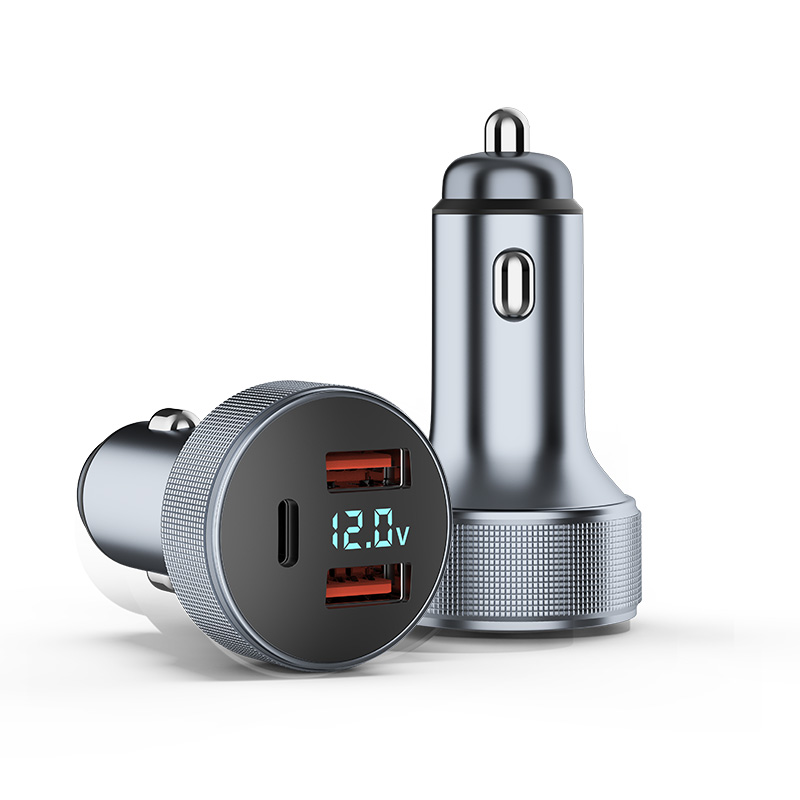 5V3A USB Car Charger PD USB Type C Dual Port USB Phone Charger Fast Charging for IPhone 13 Xiaomi Samsung IPad Laptops Tablets