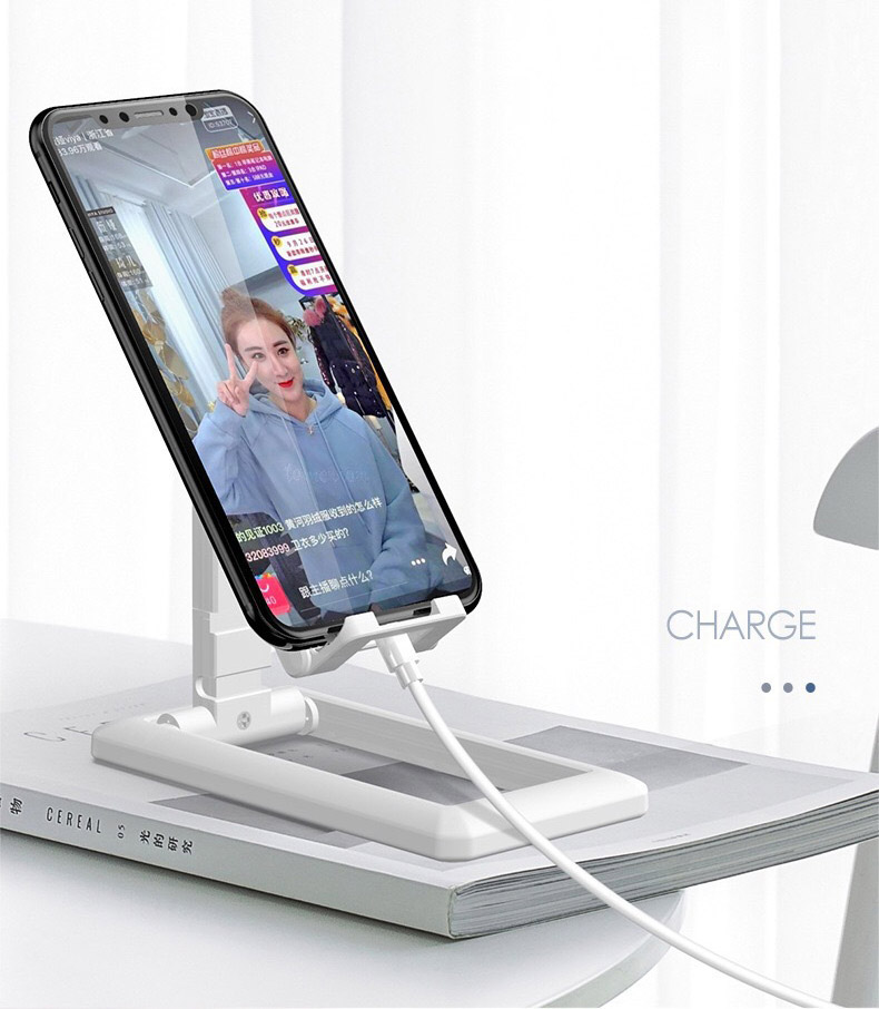 Desktop Adjustable Mobile Phone Stand for IPad IPhone Samsung Desk Holder Adjustable Desk Bracket Smartphone Stand