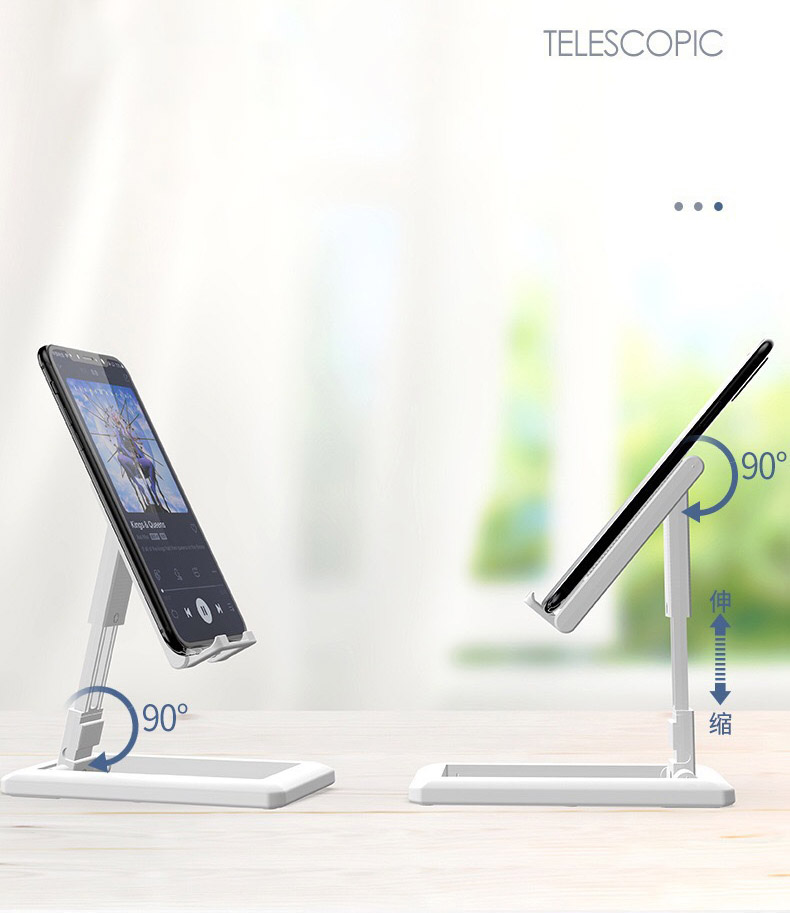 Desktop Adjustable Mobile Phone Stand for IPad IPhone Samsung Desk Holder Adjustable Desk Bracket Smartphone Stand