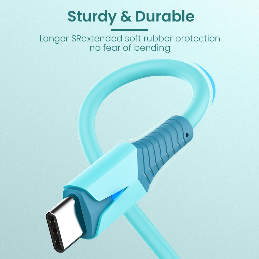 3 in 1 USB Cable 3A Fast Charging USB C Cable For iPhone 13 12 11 Pro Max Xiaomi 12 Huawei Samsung Mobile Phone Charge Cord