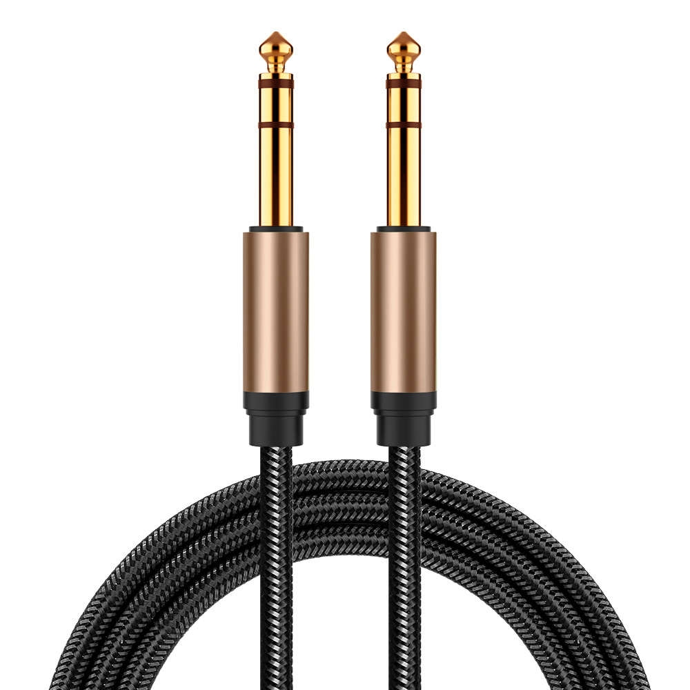 For Stereo Guitar mixer Amplifier Speaker Auxiliary Cable Guitar Cable 6.5 jack 6.5 mm to 6.5 mm Audio Cable Audio Cable 6.35 mm Auxiliary Cable