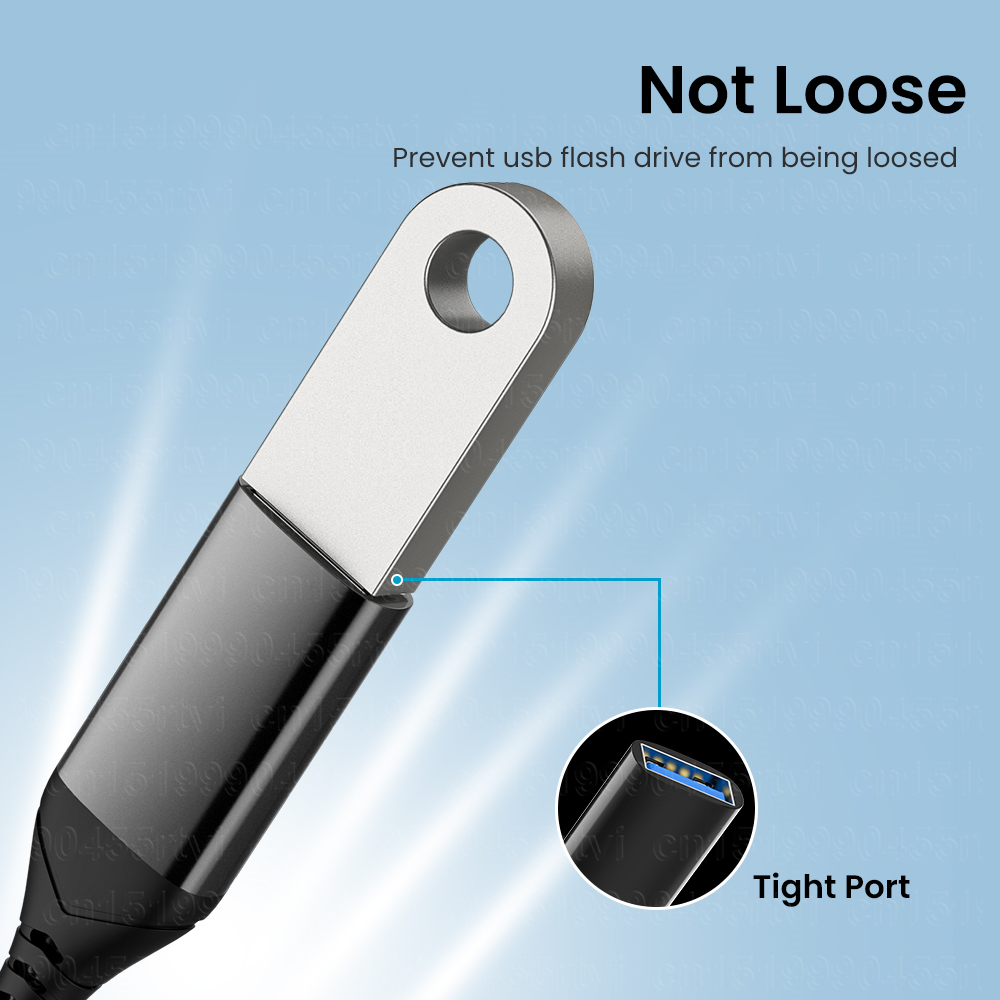 2 in 1 OTG Adapter Cable USB 3.0 To 8-Pin/Type C for Mouse Camera Card Reader USB HUB Converter For iPhone 14 13 12 Pro