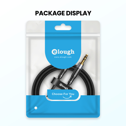 Elough AUX Cable Jack 3.5 mm Audio Extension Cable Male to Female Splitter for Huawei Earphone Xiaomi Redmi PC Audio Cable