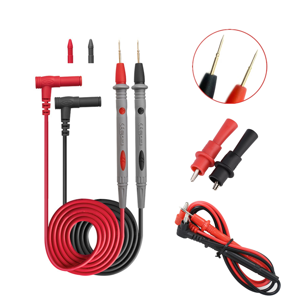 Multimeter Test Leads Universal Cable AC DC 1000V 20A 10A CAT III Measuring Probes Pen for Multi-Meter Tester Wire Tips