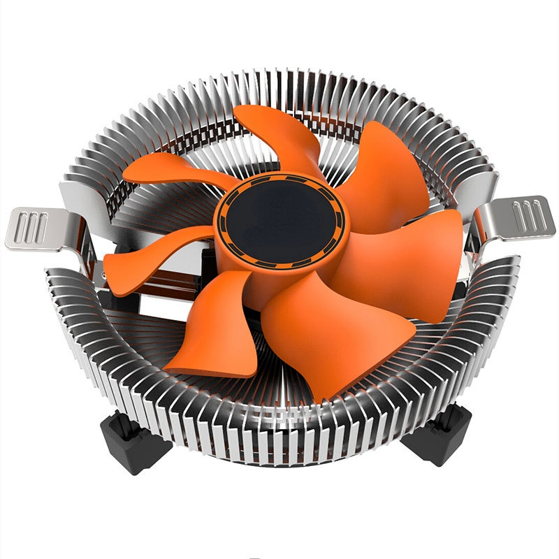 Computer CPU cooler RGB 120mm PWM 4-pin PC radiator Intel LGA 1156 1155 AMD AM3 CPU cooling fan silent down blowing fan