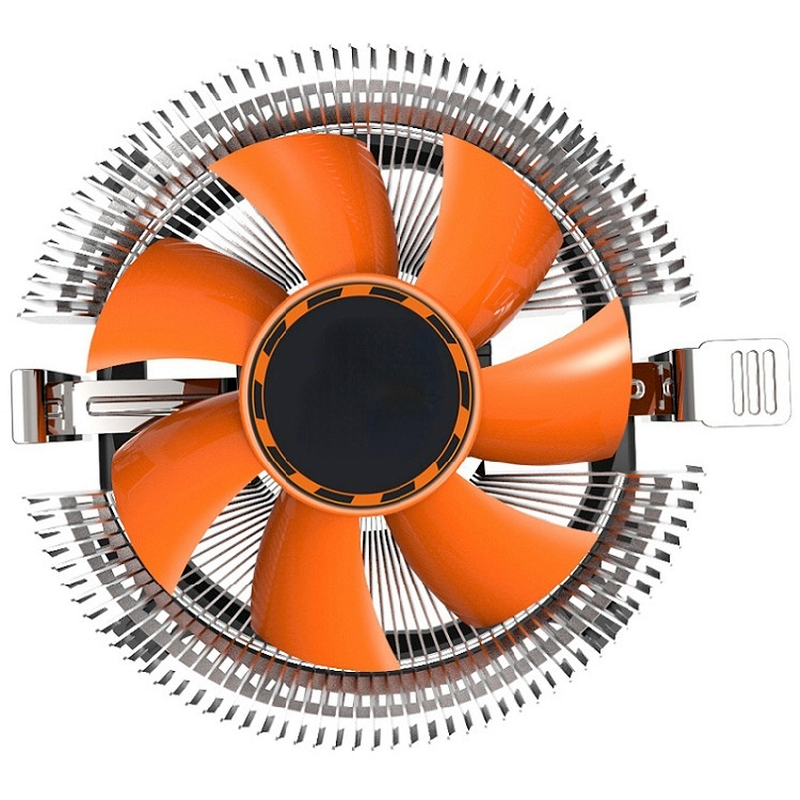 Computer CPU cooler RGB 120mm PWM 4-pin PC radiator Intel LGA 1156 1155 AMD AM3 CPU cooling fan silent down blowing fan