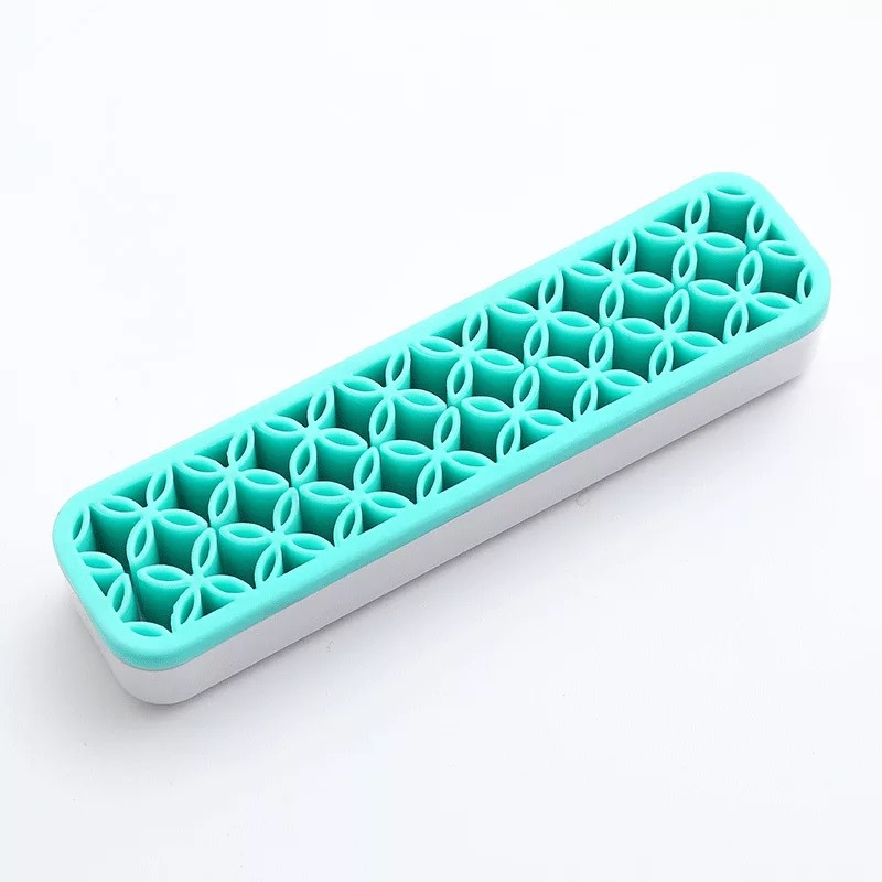 Silicon Nail Brush Makeup Brush Display Stand Rack Storage Case Brush Drying Shelf Brush Holder Make UP Holder Organizer