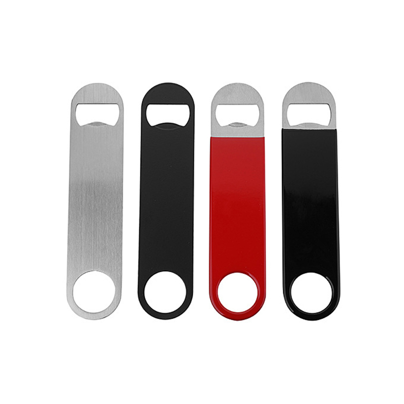 Mini Beer Bottle Opener  Durable Remover Bar Blade Kitchen Tool Stainless Steel Flat Speed Bottle Cap Opener Wine Accessories
