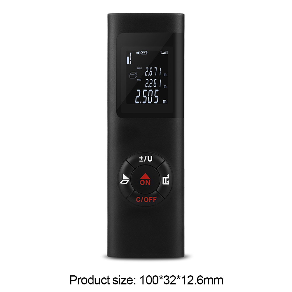 Digital Level Laser Portable USB Charging Rangefinder Distance Measuring Meter