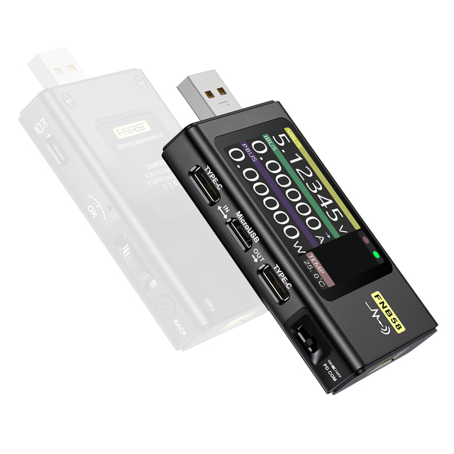 FNB58 FNB48 USB Tester Voltmeter Ammeter TYPE-C Fast Charge Detection Trigger Capacity Measurement Ripple Measurement