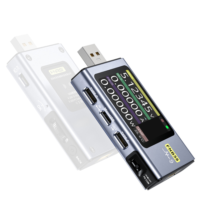 FNB58 FNB48 USB Tester Voltmeter Ammeter TYPE-C Fast Charge Detection Trigger Capacity Measurement Ripple Measurement