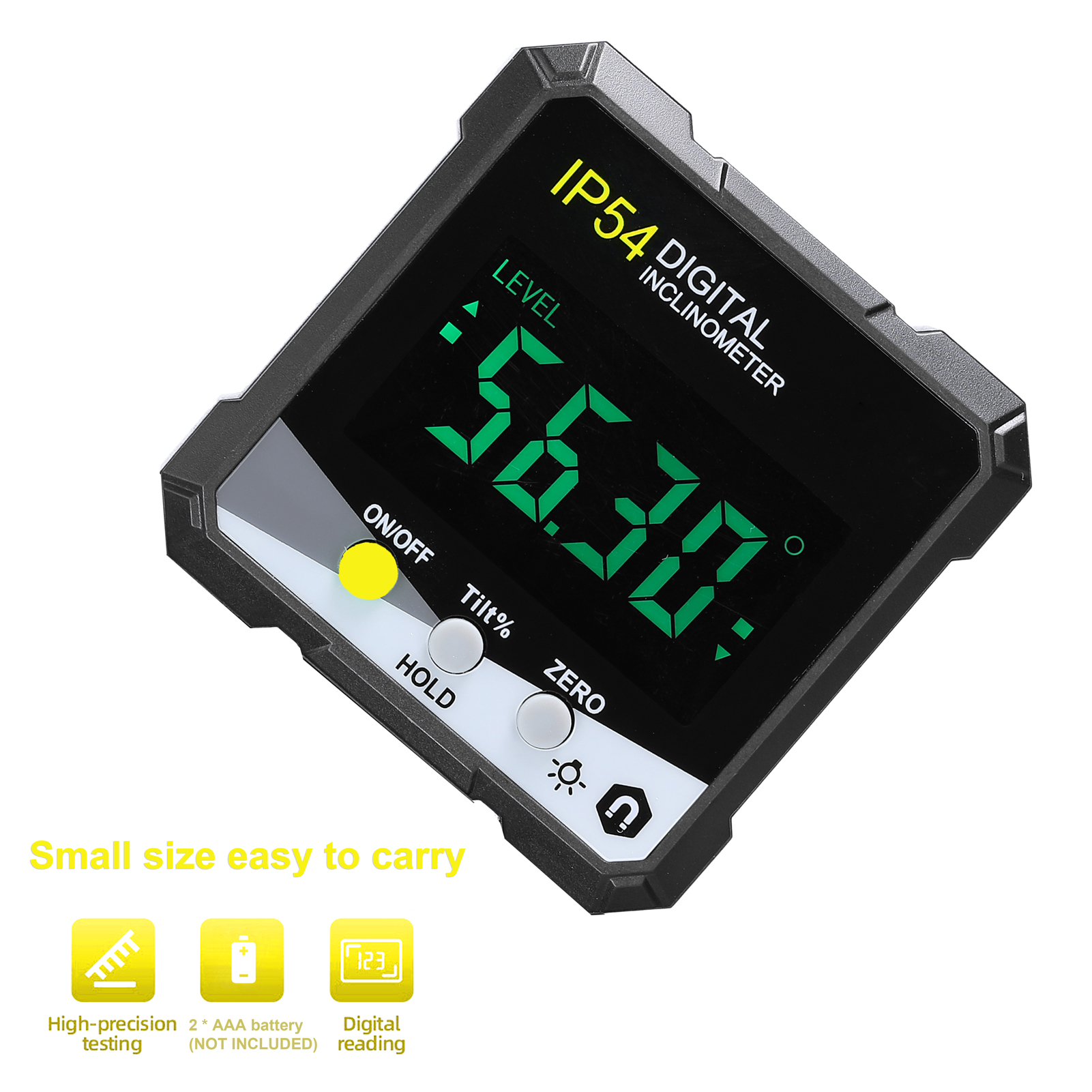 Precision Digital Inclinometer Electron Goniometers 4*90 Degree Digital Protractor Slope Meter Digital Angle Ruler Magnetics