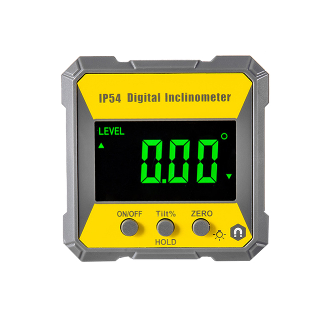 Digital Level Angle Gauge 4*90° Mini Measuring Digital Inclinometer With Magnetic IP54 Electronic Universal Bevel Protractor