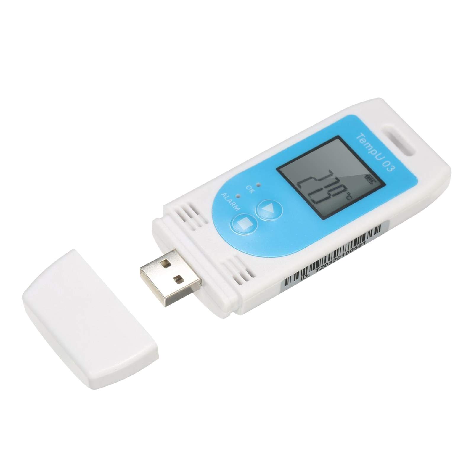 USB Temperature Humidity Data Logger Reusable RH TEMP Datalogger Recorder Humiture Recording Meter with 32,000 Record Capacity