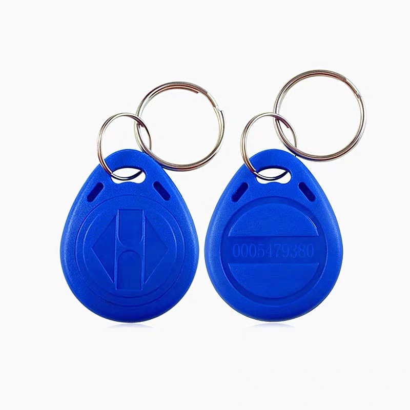 10pcs ID copy card EM4305 T5577 125khz copy rewritable key card RFID tag key ring card proximity token badge copy key ring