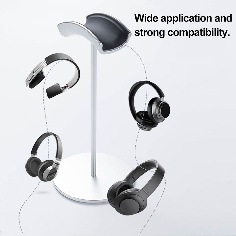 Headworn Aluminum Alloy Earphone Holder For AirPods Max/Beats/Bose/Sennheiser/Audio Technica/AKG Headphone Stand Stylish Non-Slip Headset Holder Bracket