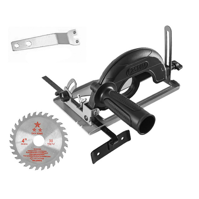 0-45° Angle Adjustable 0-40mm Cutting Depth Adjustment Positioning Bracket Angle Grinder Retrofit Cutting Machine Slotting Base