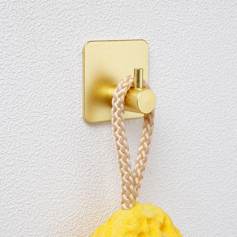 3pcs Self Adhesive Wall Hooks Multi-Purpose Hook for Key Coat Handbag Bathroom Towel Holder Hanging Hook Kitchen Tool Accessorie