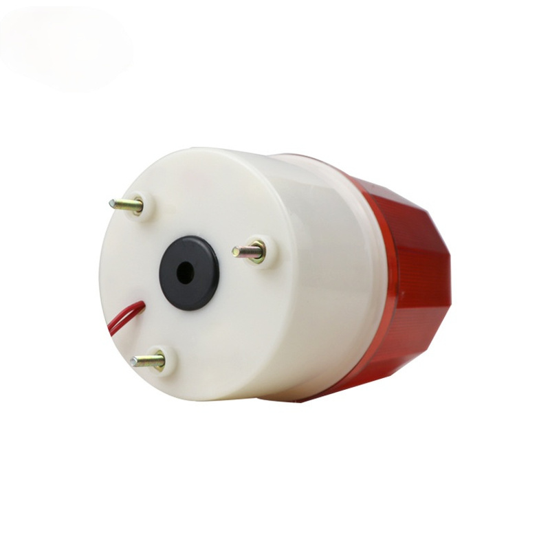 Fault Warning Light Outdoor Waterproof 12V 24V 110V 220V Four Color Rotating Flashing Light Security Alarm Strobe Signal Warning LED Lamp with Sound Rotation alarm