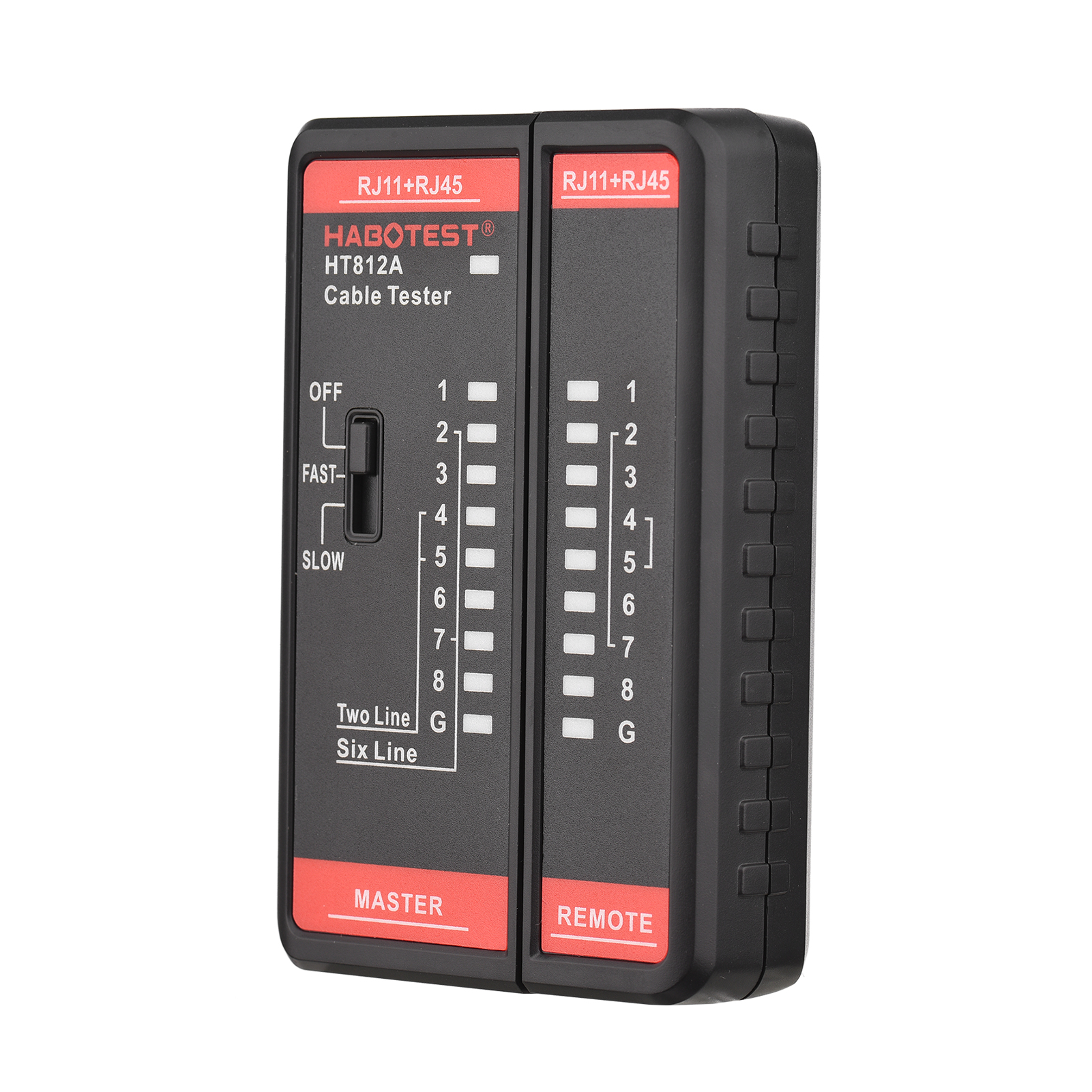 Wire Tracker Telephone Line Test Meter HT812A Network Cable Tester Telephone & Network Line Finder RJ11 RJ45 Tester