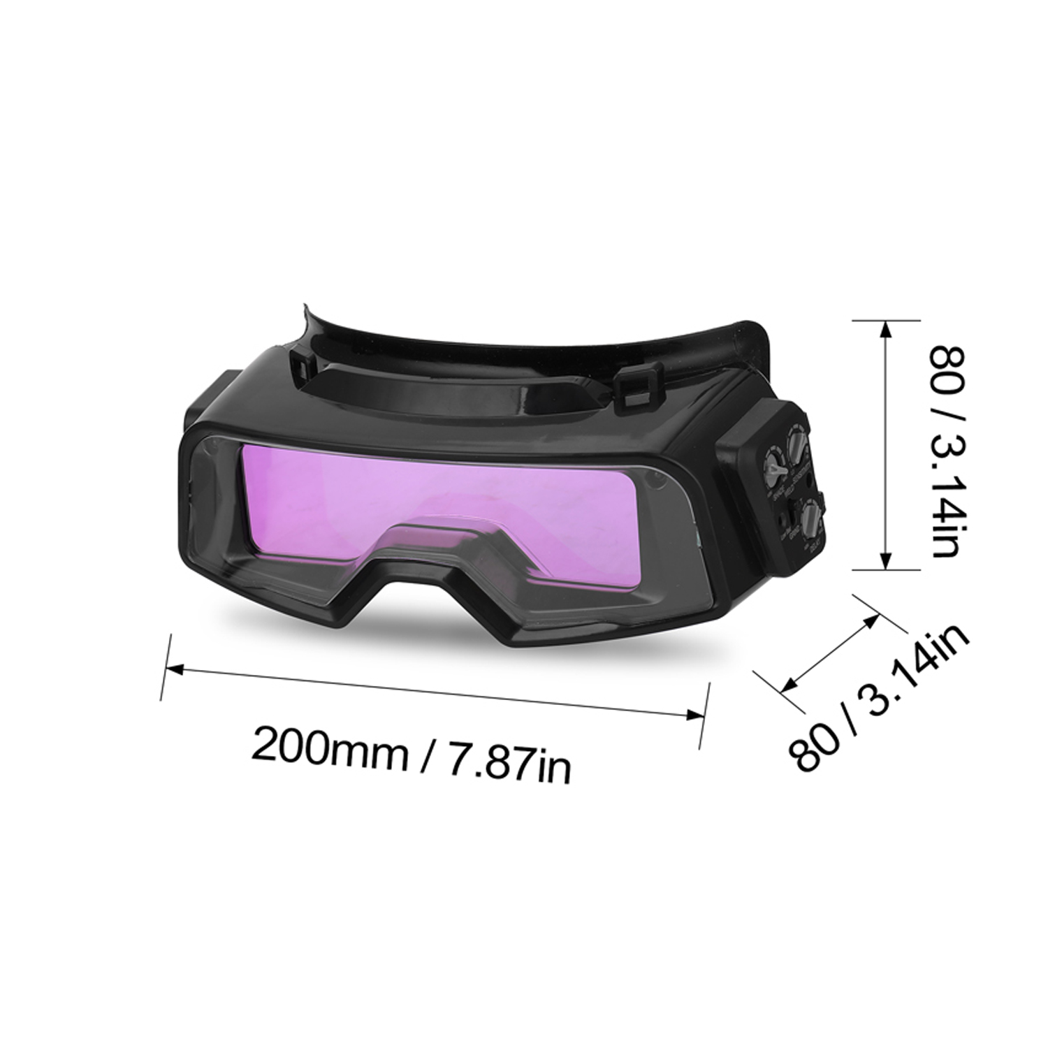 Auto Darkening Welding Goggles Professional Weld Glasses Goggles Multifunction Welding Antiglare Protections