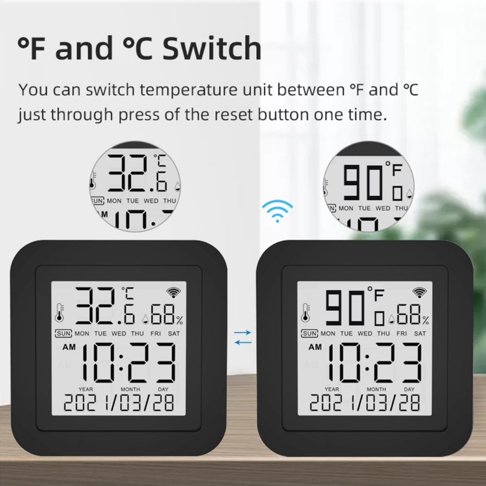 S09A Tuya WiFi 3 In 1 Intelligent Sensor Infrared Remote Control Temperature Humidity Detection IR-enabled Device Remote Control