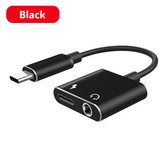Type-C Convertor USB Type C Charging Cable 3.5mm Audio Earphone Headphone Adapter For Xiaomi For Huawei honor LG Mobile Phone
