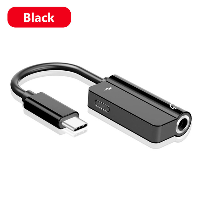 Type-C Convertor USB Type C Charging Cable 3.5mm Audio Earphone Headphone Adapter For Xiaomi For Huawei honor LG Mobile Phone
