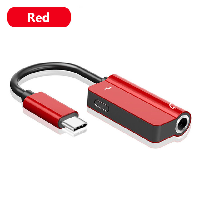 Type-C Convertor USB Type C Charging Cable 3.5mm Audio Earphone Headphone Adapter For Xiaomi For Huawei honor LG Mobile Phone