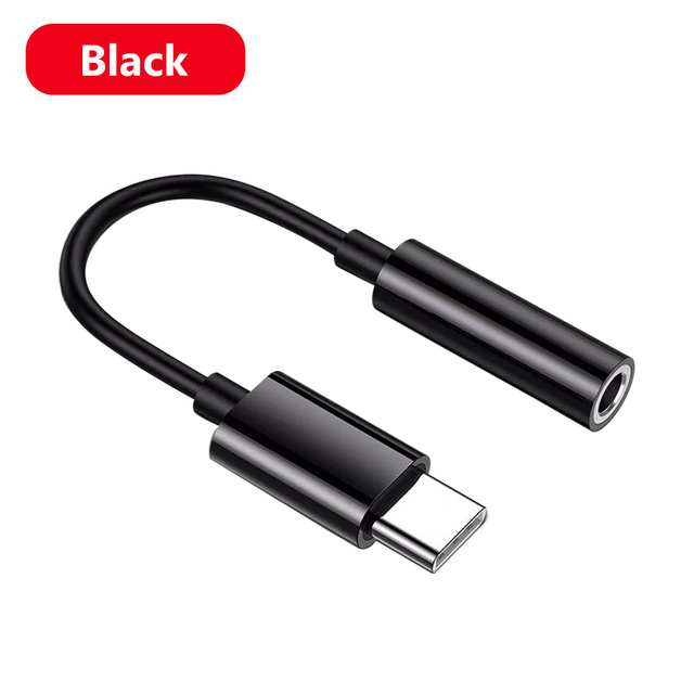 Type C 3.5 Jack Earphone USB C To 3.5mm AUX Headphones Adapter Audio Cable For Huawei Xiaomi Redmi Oppo Vivo Smartphone