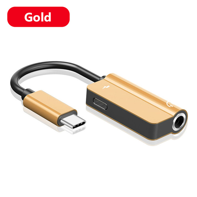 Type C 3.5 Jack Earphone USB C To 3.5mm AUX Headphones Adapter Audio Cable For Huawei Xiaomi Redmi Oppo Vivo Smartphone