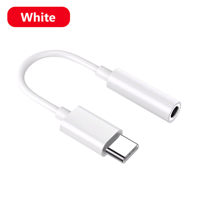 Type C 3.5 Jack Earphone USB C To 3.5mm AUX Headphones Adapter Audio Cable For Huawei Xiaomi Redmi Oppo Vivo Smartphone