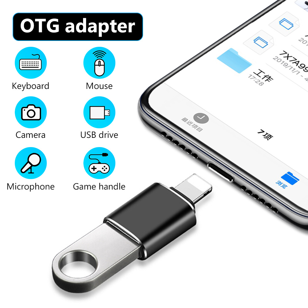 USB 3.0 OTG Adapter For Lighting Male To Usb 3.0 Female For Usb 3.0 Female To Type C Mirco Usb Lighting Male For Ios Android