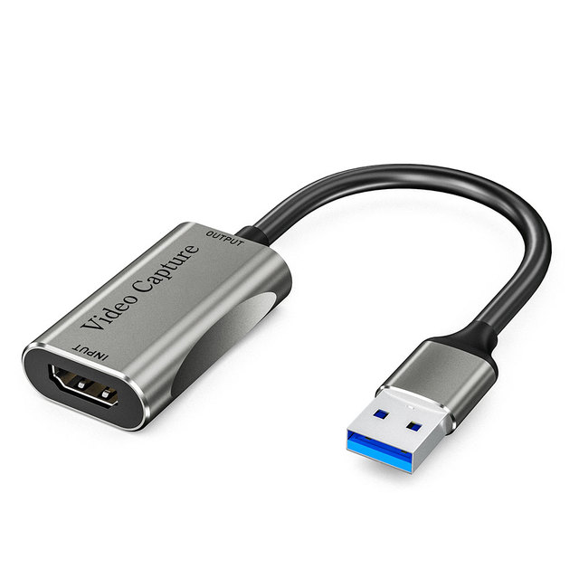 USB 3.0/Type C Video Capture Card 1080P 60fps 4K HDMI-compatible Video Grabber Box for Macbook PS4 Game Camera Recorder