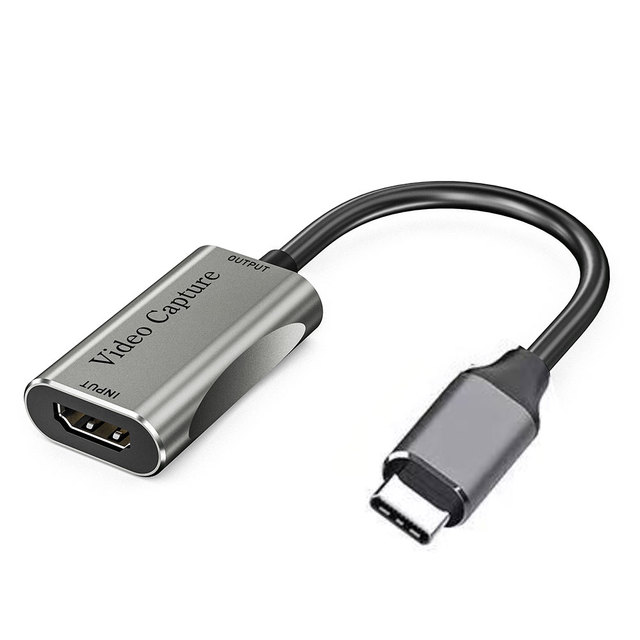 USB 3.0/Type C Video Capture Card 1080P 60fps 4K HDMI-compatible Video Grabber Box for Macbook PS4 Game Camera Recorder