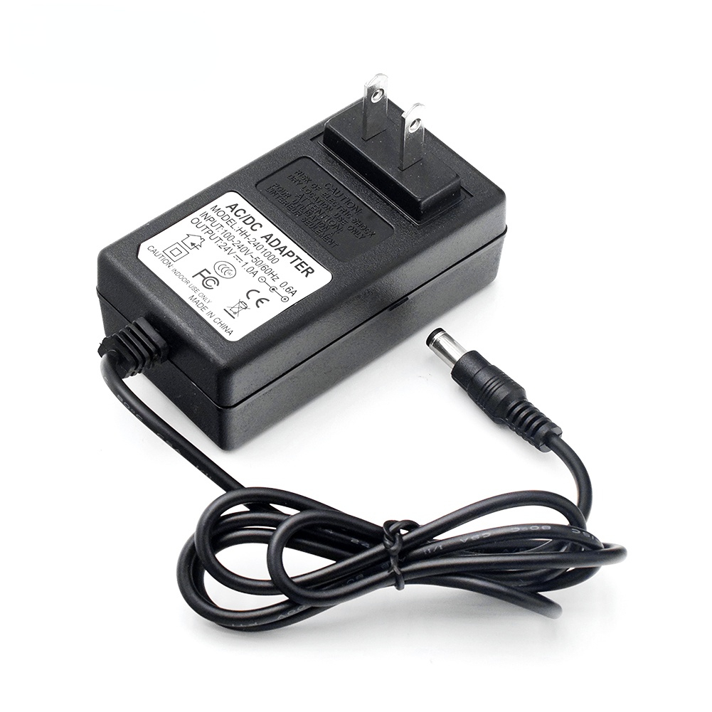 24V 1A Power Supply Adapter Transformer Charger For LED Strip Lights Routers CCTV Camera VCD Palyer Game Machines US/EU Plug