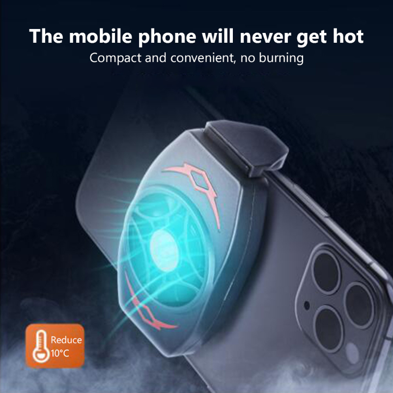 Phone Cooler Portable Mobile Phone Radiator USB Phone Cooling Fan 2021 Mobile Phone Cooler Accessories For iPhone Droid Gamer
