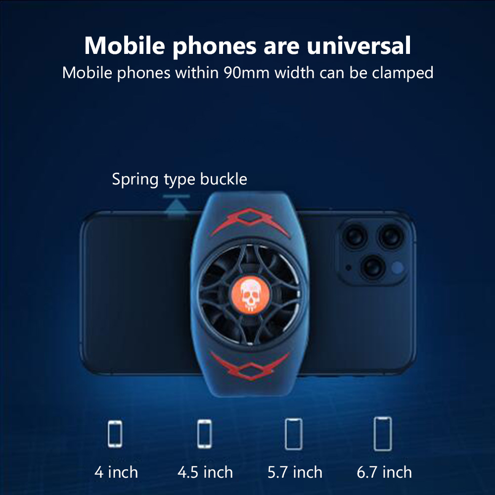 Phone Cooler Portable Mobile Phone Radiator USB Phone Cooling Fan 2021 Mobile Phone Cooler Accessories For iPhone Droid Gamer