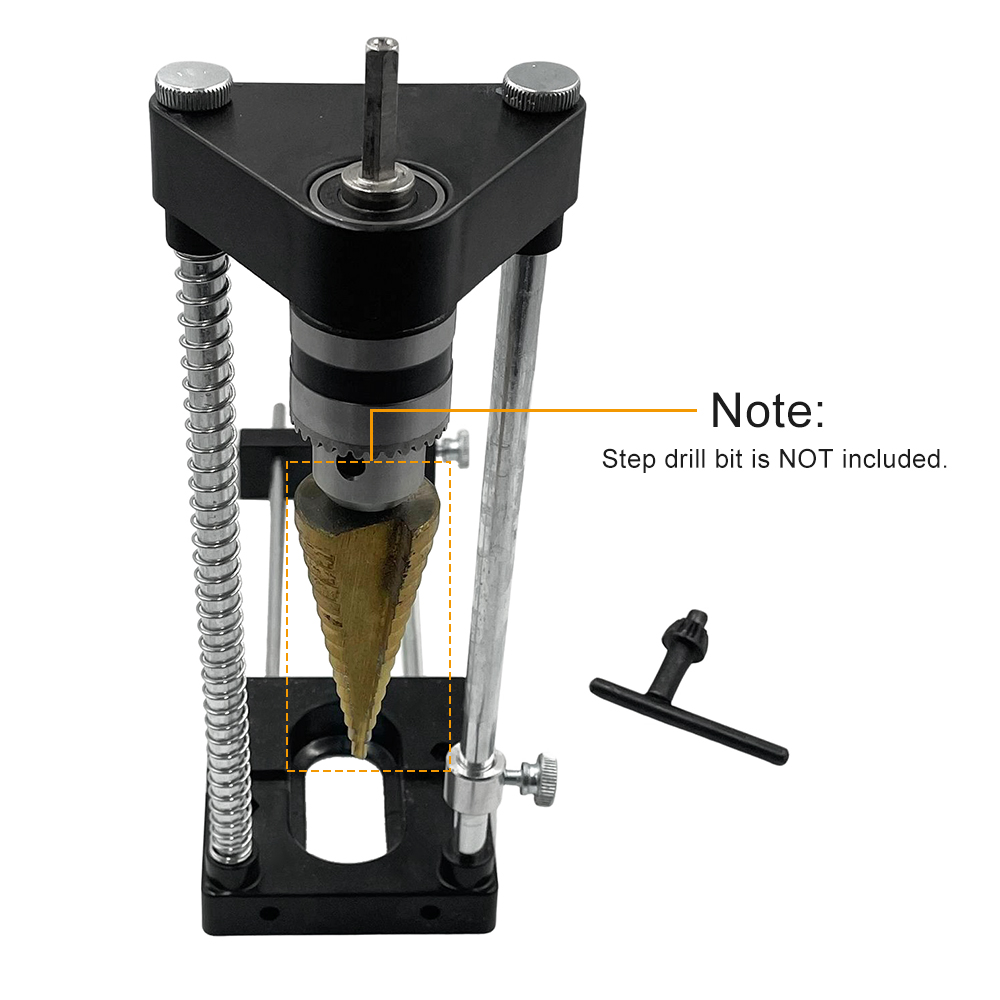 Woodworking Drill Locator Adjustable Punch Locator Mini Bench Drill Press Woodworking Drilling Locator Guider For Home Tool Kit