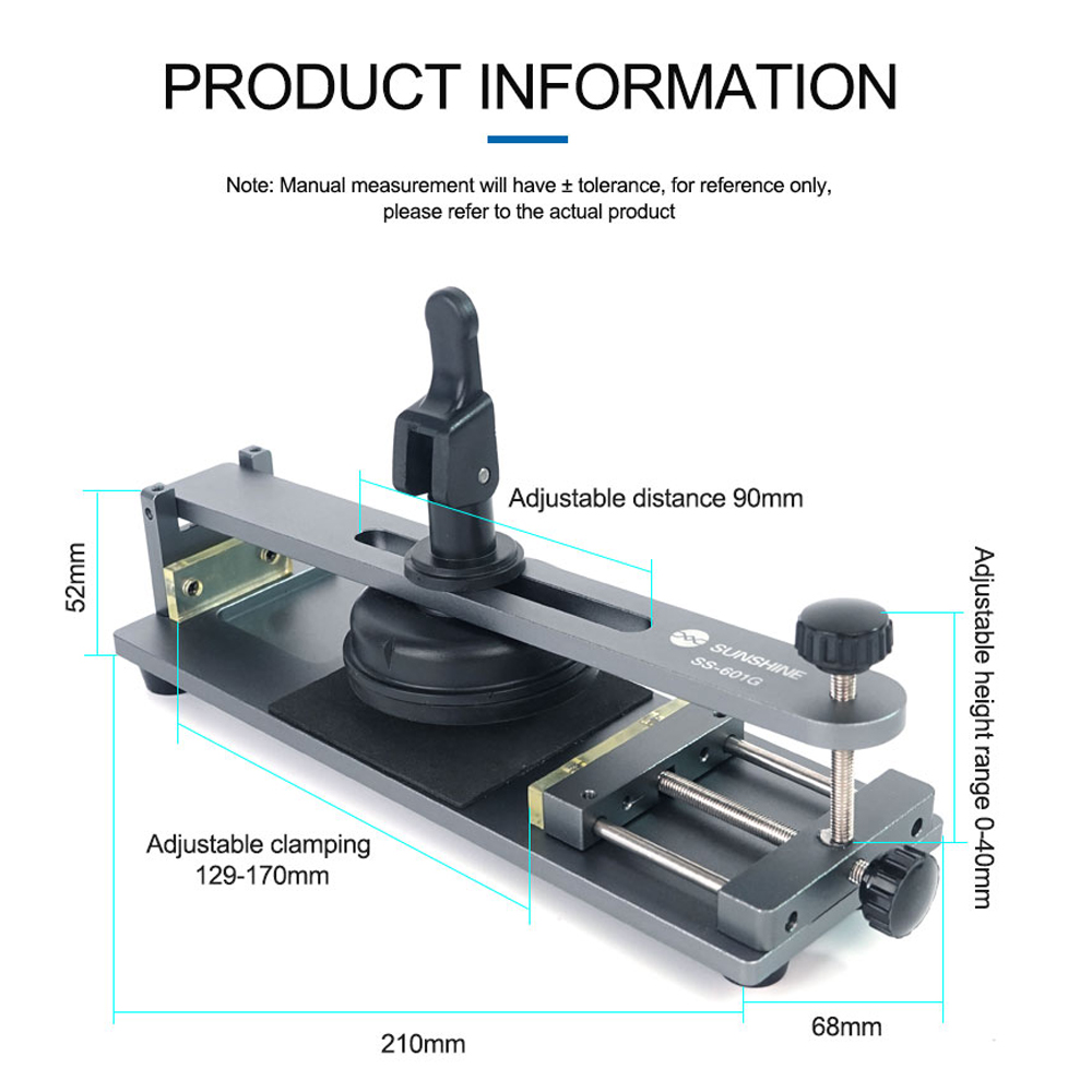 Universal Mobilephone LCD Screen Separator Heat Free Screen Separation Tool Mobilephone Screen Separation Fixture Repair SS 601G