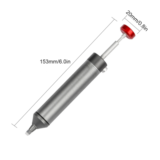 Solder Sucker Desoldering Pump Manual Solder Remover Tool Soldering Iron Desoldering Tool Powerful Suction LK-SS02