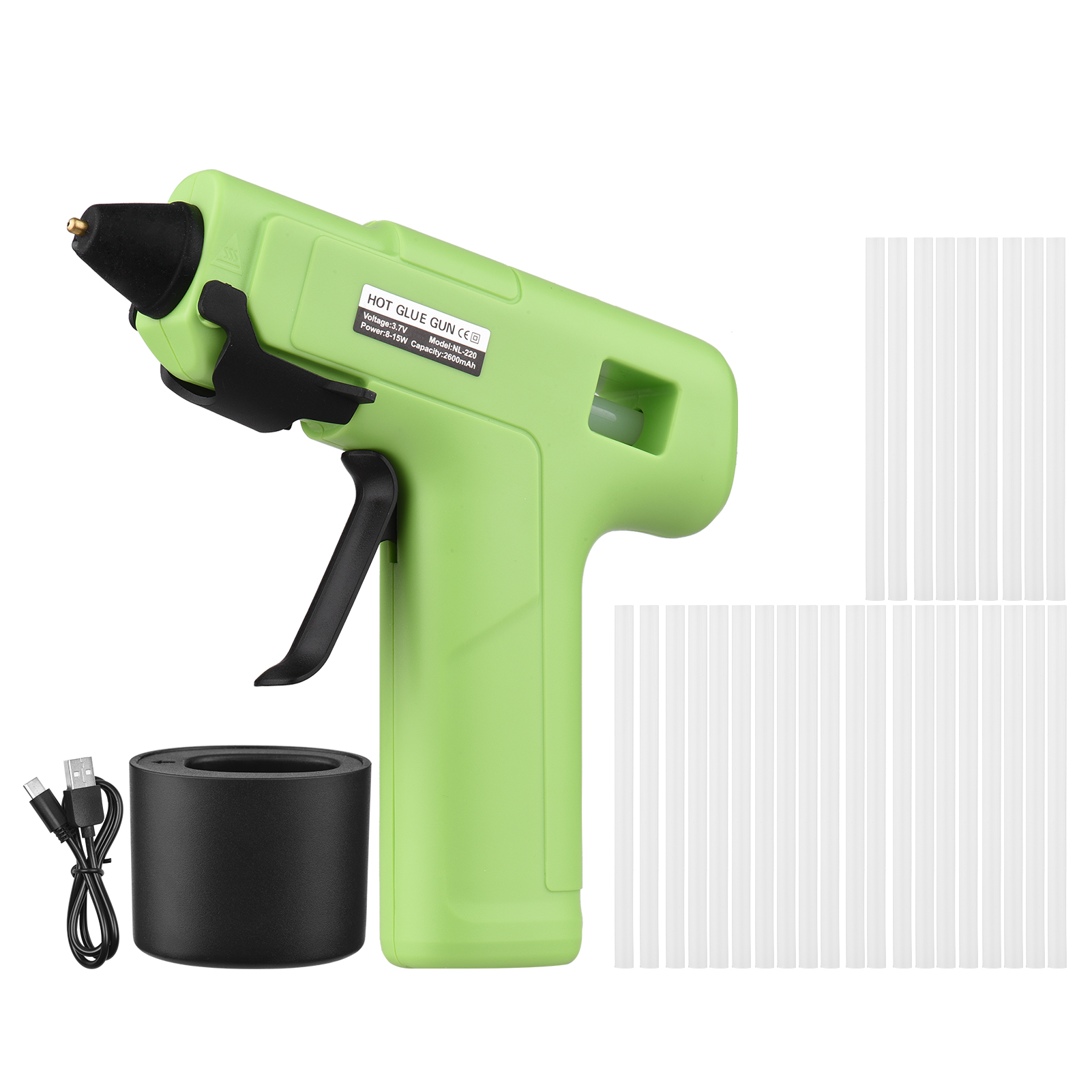 Rechargeable Hot Melt Glue Machine Children's Cordless Portable Small Handheld Manual DIY Glue Machine