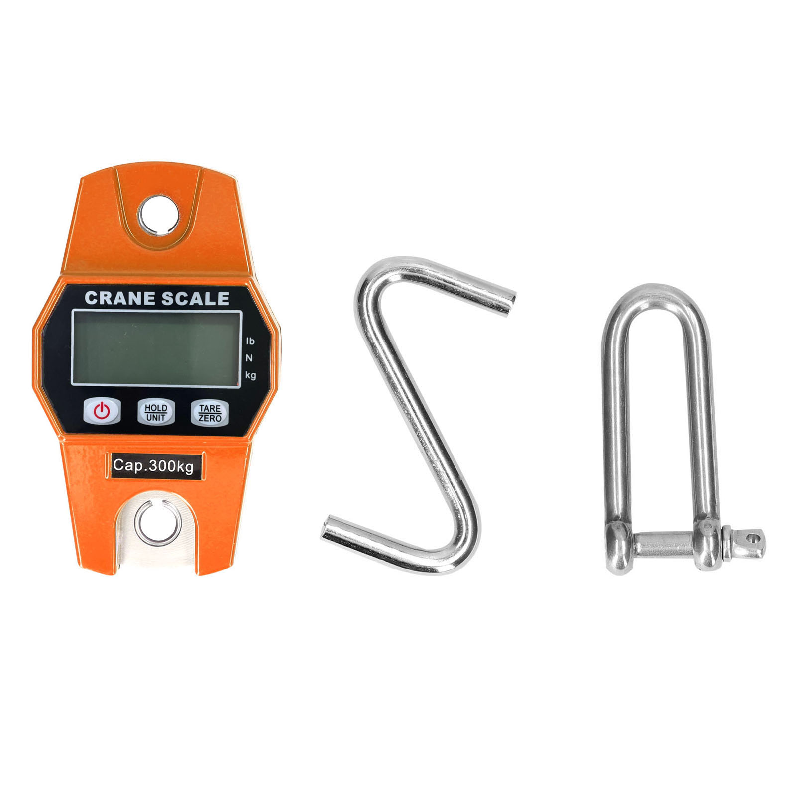 LCD Digital Hanging Scale 300kg Portable Industrial Electronic Heavy Duty Weight Hook Crane Hanging Scale Hanging Hook Scales